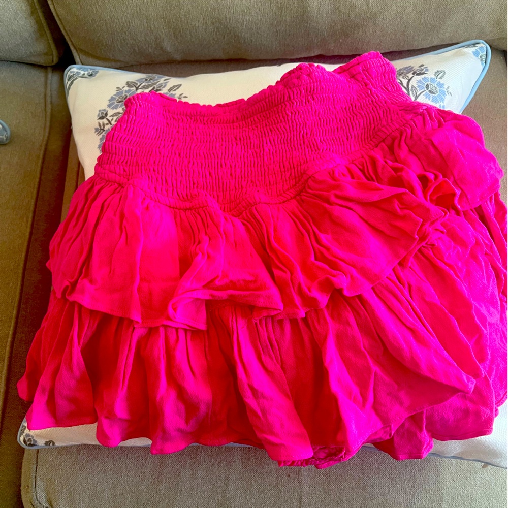 Vibrant Pink Ruffled Skirt - Rock n Rags